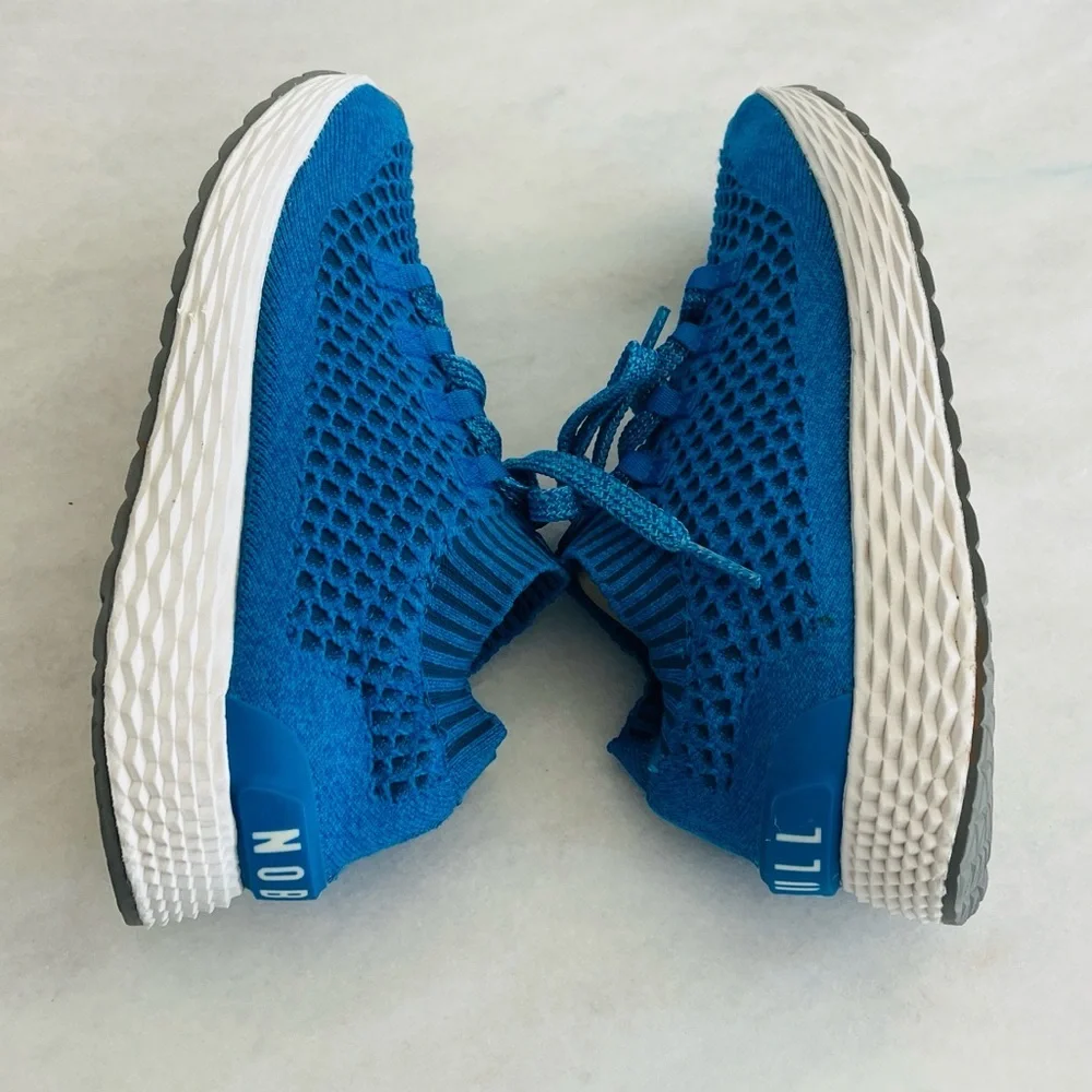 Nobull Blue Allday Flyknit Men's Size 9.5 Women's 11 Athletic Sneakers Shoes - Picture 7 of 11